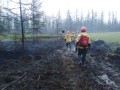 Тушение пожаров продолжается в Верхоянском районе Якутии