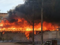 Пожар в торговых рядах произошел в Нерюнгри