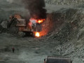 Экскаватор АЛРОСА сгорел на Нюрбинском ГОК в Якутии