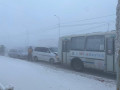 ДТП с автобусом и двумя машинами произошло на Вилюйском тракте Якутска