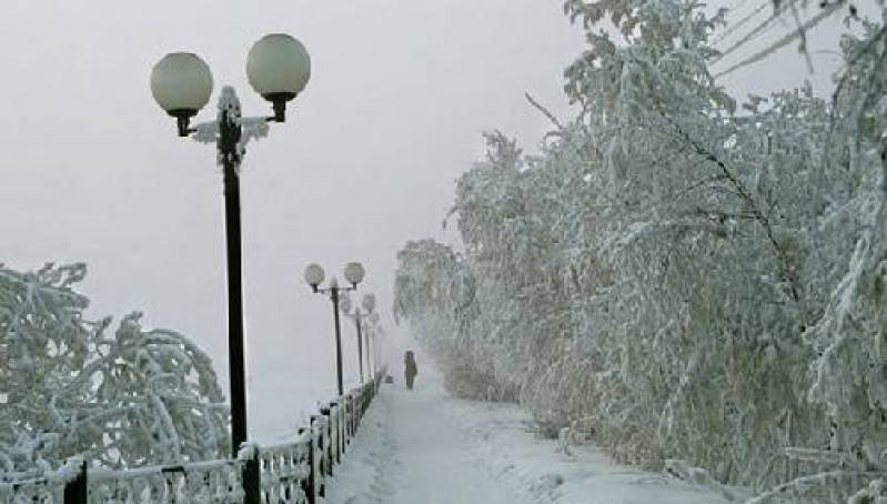 Прогноз погоды в Якутске на понедельник, 11 января