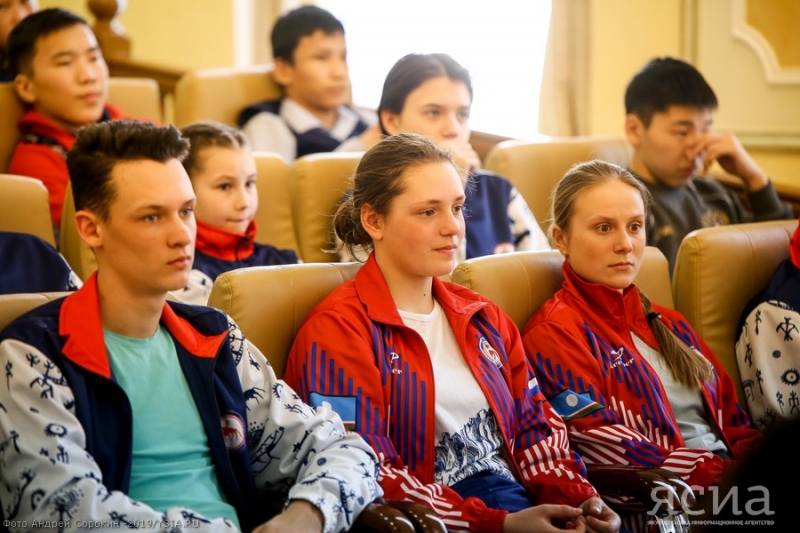 В Якутске чествовали призеров и участников зимних игр «Дети Азии»