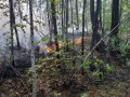Лесной пожар действует в двух километрах от села в Намском районе