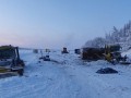 Утечки нефтепродуктов в месте провала двух тракторов в Абыйском районе Якутии не обнаружили