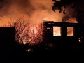 Крупный пожар на частном участке произошел в Нерюнгри