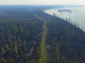 Восстановление опор электропередачи после лесного пожара в Момском районе Якутии займет около двух недель