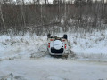Женщина пострадала при опрокидывании автомобиля в Горном районе Якутии