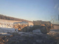 Водитель опрокинул грузовик в Горном районе Якутии