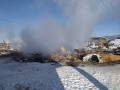 Останки человека нашли на месте пожара в жилом доме в Оймяконском районе Якутии