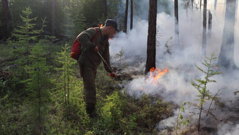 В 14 районах Якутии с наиболее сложной обстановкой площадь пожаров составила более миллиона гектаров